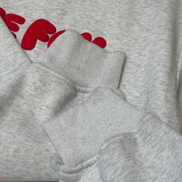 White Fox Cherry With Love In The Moment Hoodie Grey Marle - Picture 15 of 16